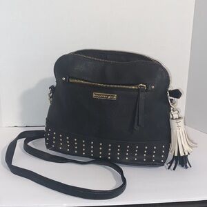 Madden girl black & gold purse